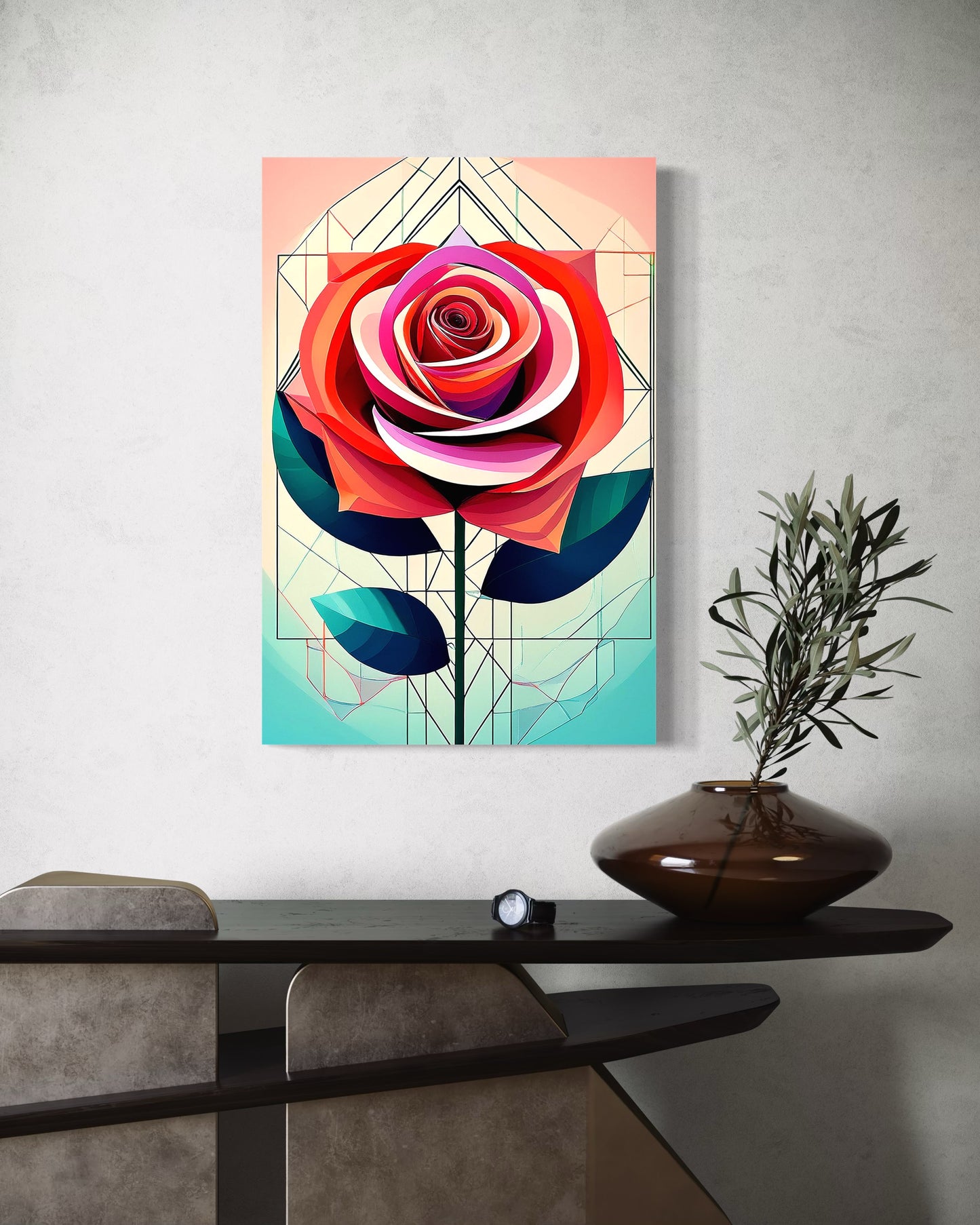 'Eternal Bloom' 20″×30″ Metal Print