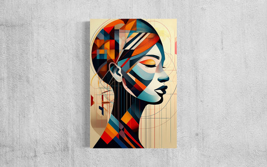 'Fragmented Identity' 20″×30″ Metal Print